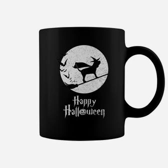 Witch Bloodhound Dog Funny Halloween Costume Coffee Mug - Seseable
