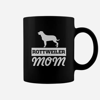 Women Rottweiler Mom Graphic Coffee Mug - Seseable