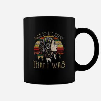 Women Vintage Back To The Gypsy That I Was Rock Music Graphic Coffee Mug | Seseable UK