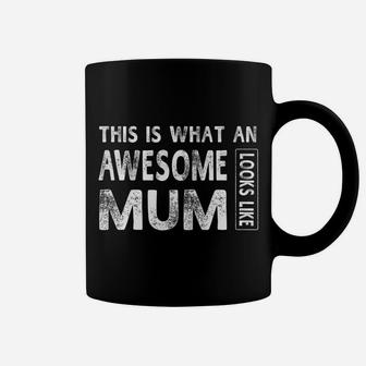 Womens Awesome Mum Looks Like Grandma Gift Women Coffee Mug - Seseable