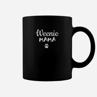 Womens Cute Dachshund Mom Shirt Weiner Dog Gift Weiner Mom Shirt Coffee Mug - Seseable