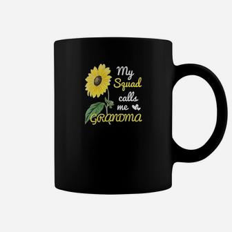 Womens Grandma Squad My Squads Call Me Grandma Mothers Day Coffee Mug | Seseable FR