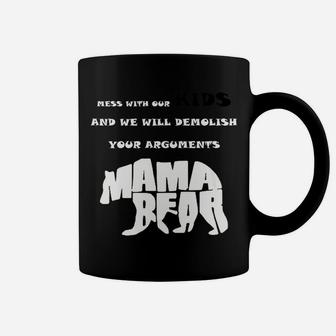 Womens Mama Bear Funny For Moms Gift Idea Coffee Mug - Seseable