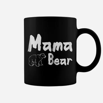 Womens Mama Bear With Bear Artwork, gifts for mom Coffee Mug - Seseable