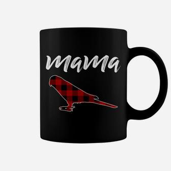 Womens Mama Quaker Parrot Mama Quaker Parrot Plaid Coffee Mug - Seseable