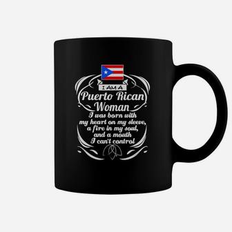 Womens Puerto Rico Shirt For Women-puerto Rican Tshirt Coffee Mug - Seseable