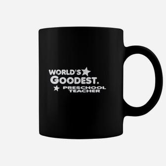World Goodest Preschool Teacher Coffee Mug - Seseable