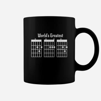 World_s Greatest Dad Dad Guitar Guitar Tab Chords Guitar Chord Guitar Dad Coffee Mug | Seseable CA