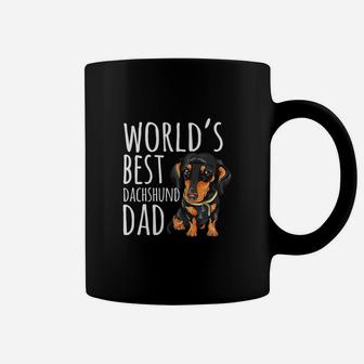 Worlds Best Dachshund Dad Coffee Mug - Seseable