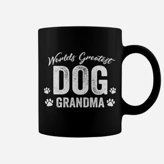 Worlds Greatest Dog Grandma Graphic Funny Gift Coffee Mug - Seseable