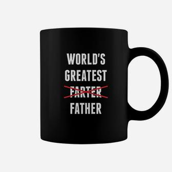 Worlds Greatest Farter I Mean Father Funny Dad Gifts Coffee Mug - Seseable