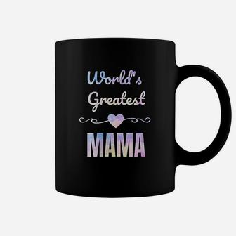 Worlds Greatest Mama Cute Gift For Mother Coffee Mug - Seseable