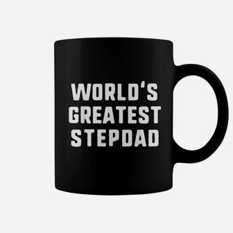 Worlds Greatest Step Dad Funny Stepfather Gift Coffee Mug - Seseable