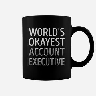 World's Okayest Account Executive Coffee Mug - Seseable