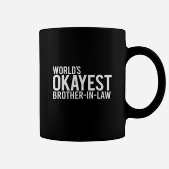 Worlds Okayest Brother In Law Coffee Mug - Seseable