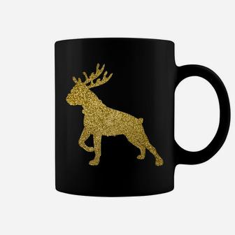 Xmas Boxer Reindeer Christmas Dog Funny Coffee Mug - Seseable