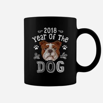 Year Of The Dog Chinese New Year 2018 English Bulldog Coffee Mug - Seseable