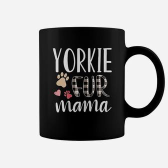 Yorkie Fur Mama Funny Yorkshire Terrier Yorkie Dog Gift Coffee Mug - Seseable