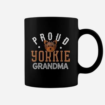 Yorkie Grandma Funny Yorkshire Terrier Dog Lover Proud Coffee Mug - Seseable