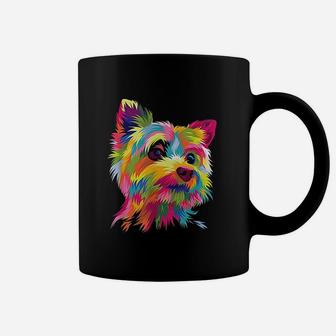 Yorkshire Terrier Funny Yorkie Pop Art Popart Dog Coffee Mug - Seseable