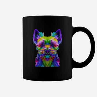 Yorkshire Terrier Yorkie Pop Art Dog Gift Coffee Mug - Seseable