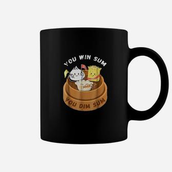 You Win Sum You Dim Sum Chinese Food Funny Pun Gift Coffee Mug - Seseable