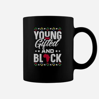 Young Gifted Black African Pride Black History Month Coffee Mug - Seseable