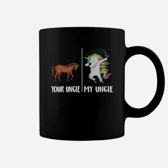 Your Uncle My Uncle Unicorn T-shirt Funny Dabbing Cute Dab Coffee Mug - Seseable