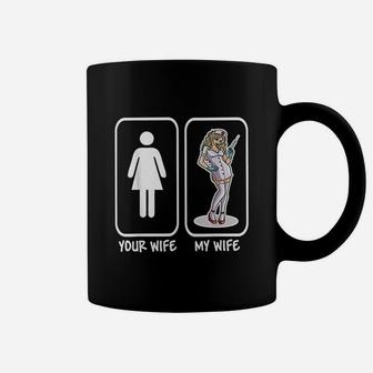 Your Wife My Wife Nurse Funny Husband Coffee Mug - Seseable