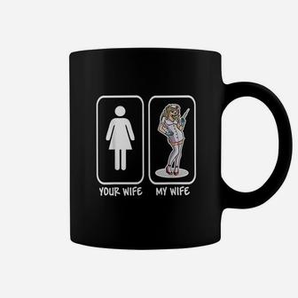 Your Wife My Wife Nurse Funny Husband Gift Coffee Mug - Seseable