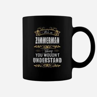 Zimmerman Shirt, Zimmerman Family Name, Zimmerman Funny Name Gifts T Shirt Coffee Mug - Seseable