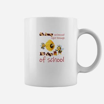100th Day Of School Teacher Bee Funny Gift Coffee Mug - Seseable