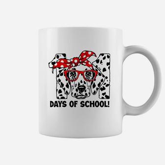 101 Days Of School Dalmatian Dog Teacher 100th Day Of School Coffee Mug - Seseable