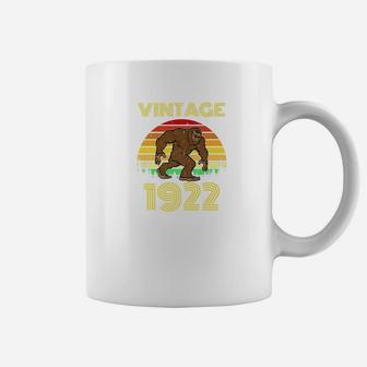 1922 100th Birthday Vintage Bigfoot 100 Years Old Gift Coffee Mug - Seseable