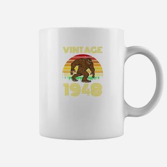 1948 74th Birthday Vintage Bigfoot 74 Years Old Gift Coffee Mug - Seseable