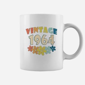1964 Vintage Flowers 58th Birthday Gift 58 Years Old Coffee Mug - Seseable