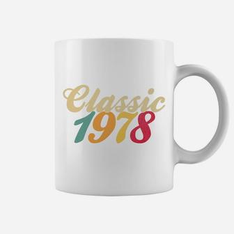 1978 Classic 44th Birthday Gift Retro Vintage Distressed Coffee Mug - Seseable