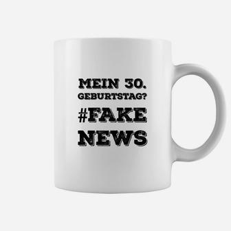 50. Geburtstag Lustiges Tassen - Mein 50. Geburtstag? #FAKENEWS Aufdruck in Weiß - Seseable