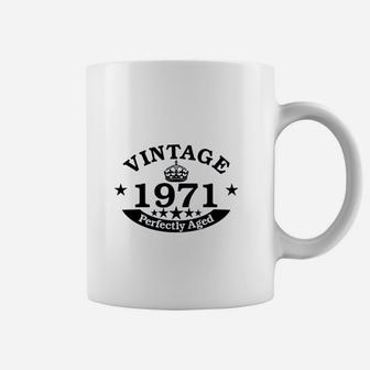 Birthday Gift Vintage 1971 Perfect Aged Coffee Mug - Seseable