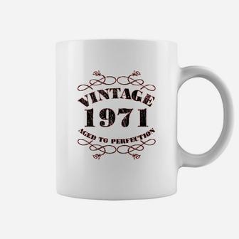 Birthday Legend Vintage 1971 Perfection Coffee Mug - Seseable