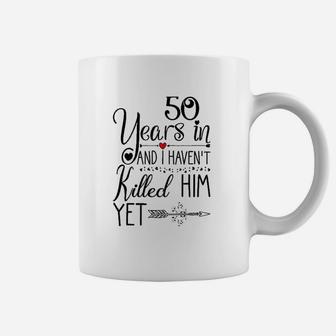 50th Wedding Anniversary Gift For Her 50 Years Of Marriage Coffee Mug - Seseable