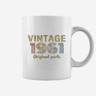 60th Birthday Gift Retro Birthday Vintage 1961 Original Parts Coffee Mug - Seseable