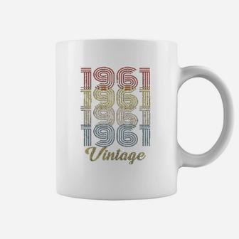 60th Birthday Retro Birthday 1961 Vintage Coffee Mug - Seseable