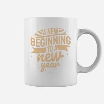 A New Beginning To A New Year Best Wishes Coffee Mug - Seseable