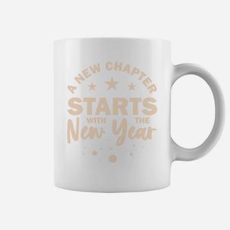 A New Chapter Starts With The New Year Best Wishes Gift Coffee Mug - Seseable