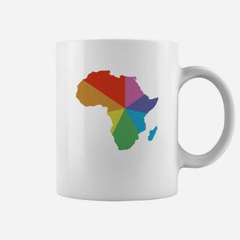 Africa Rainbow Pride Burst Coffee Mug - Seseable