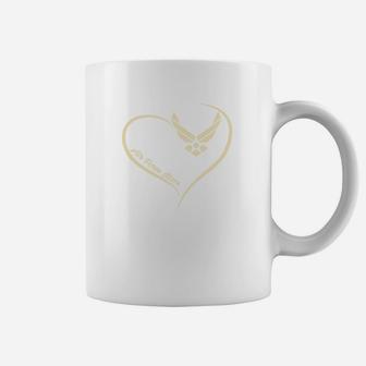 Air Force Mom Heart Coffee Mug | Seseable CA
