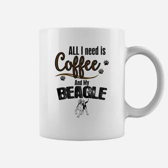 All I Need Is Coffee And My Beagle Coffee Mug - Seseable