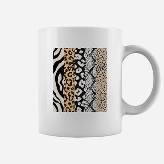 Animal Print Stripes Leopard Cheetah Zebra Tiger Coffee Mug - Seseable
