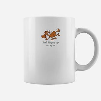 Art Funny Dog Agility Red Spaniel Coffee Mug - Seseable